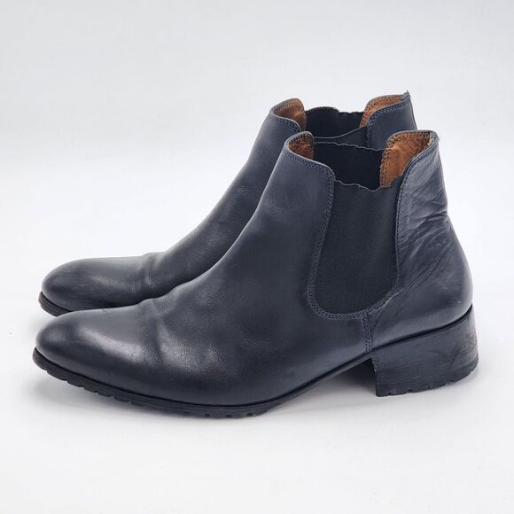 Eric Filliat HTF Chelsea Ankle Black Leather Boots Men's Size 40 EU - Picture 4 of 9